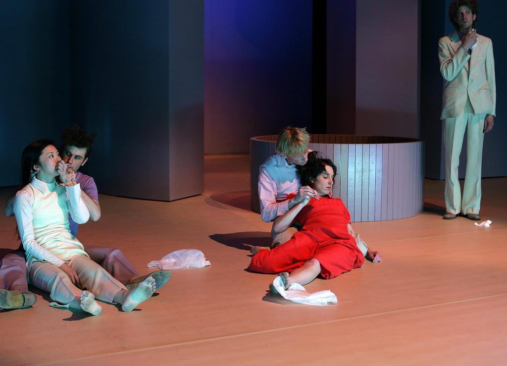  Miyoko Urayama, Lajos Talamonti, Christoph Glaubacker, Anne Paulicevich, Niels Bovri, Foto: Helmut Lakinger