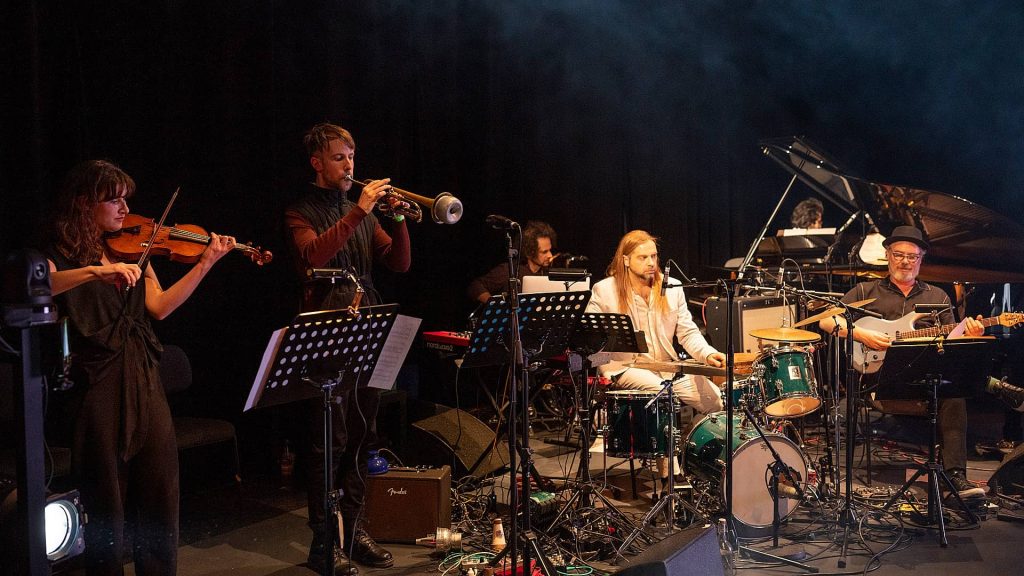  Wolke Mišewitch, Paul Hübner, Philipp Kullen, Tobias Weber, photo: Falk Wenzel